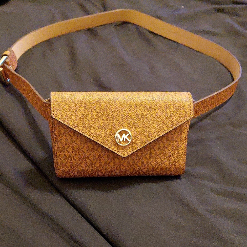 Michael Kors Tan Crossbody Belt Bag